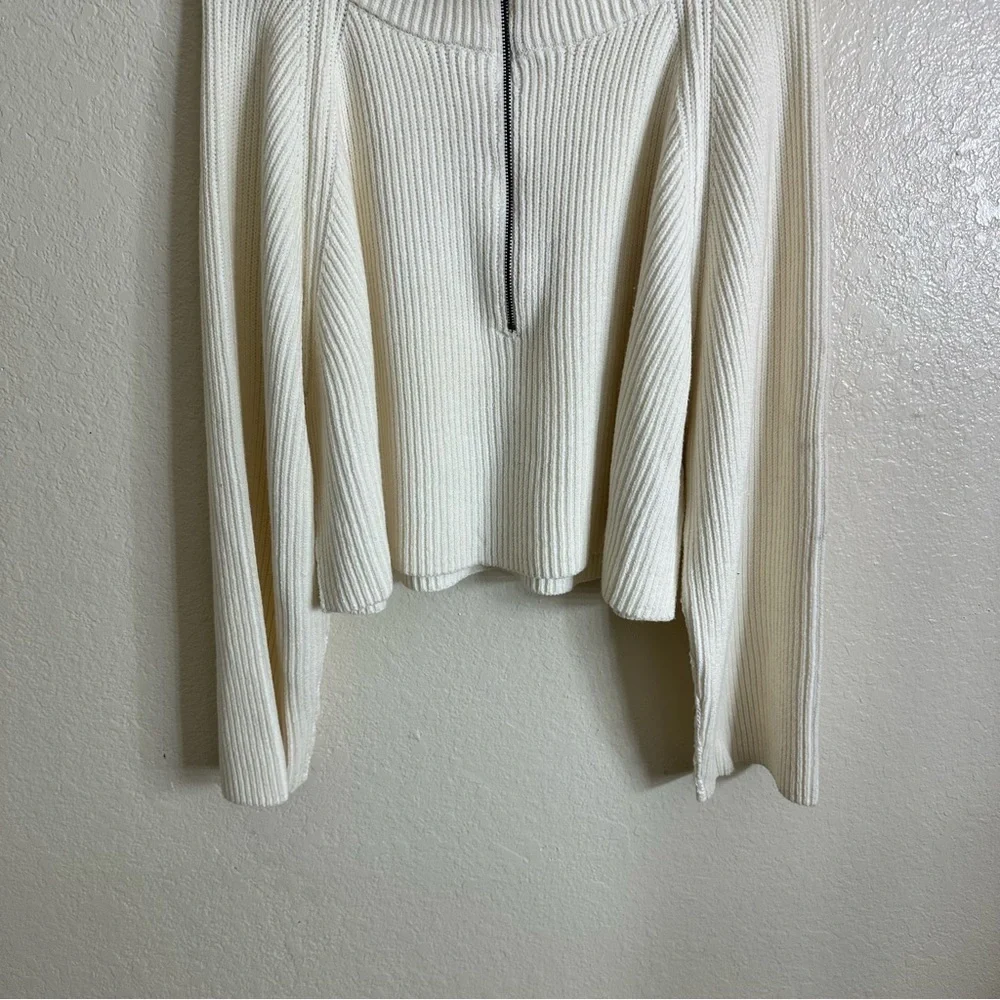 New free people Greta Half Zip sweater size XL